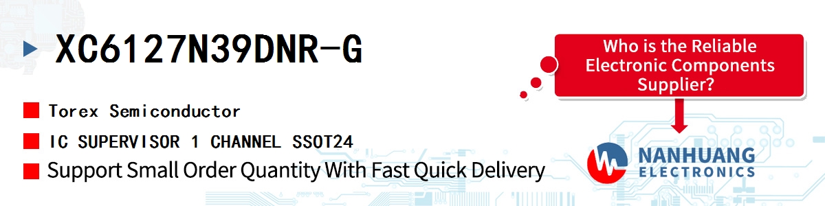 XC6127N39DNR-G Torex IC SUPERVISOR 1 CHANNEL SSOT24