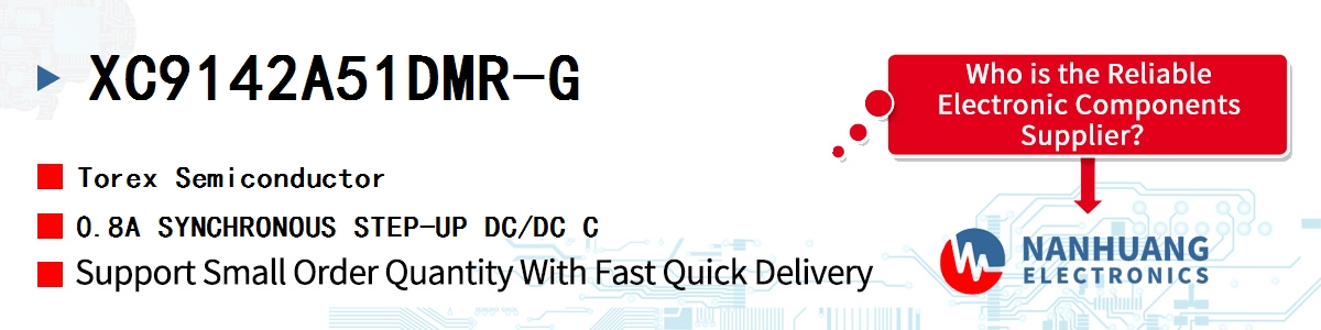 XC9142A51DMR-G Torex 0.8A SYNCHRONOUS STEP-UP DC/DC C