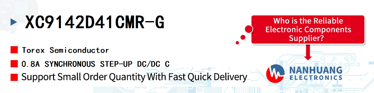 XC9142D41CMR-G Torex 0.8A SYNCHRONOUS STEP-UP DC/DC C