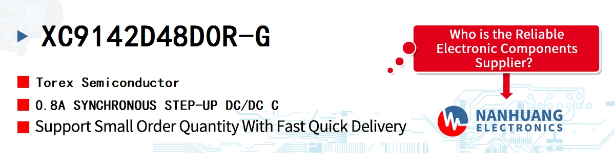 XC9142D48D0R-G Torex 0.8A SYNCHRONOUS STEP-UP DC/DC C