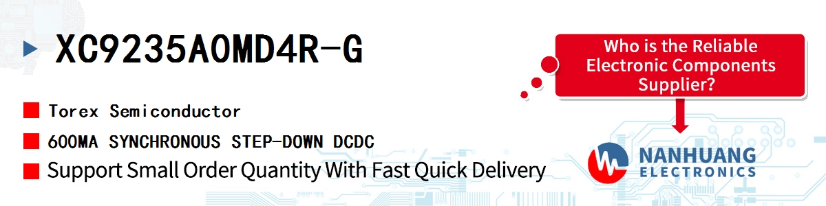 XC9235A0MD4R-G Torex 600MA SYNCHRONOUS STEP-DOWN DCDC