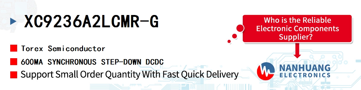 XC9236A2LCMR-G Torex 600MA SYNCHRONOUS STEP-DOWN DCDC