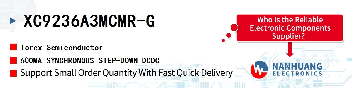 XC9236A3MCMR-G Torex 600MA SYNCHRONOUS STEP-DOWN DCDC