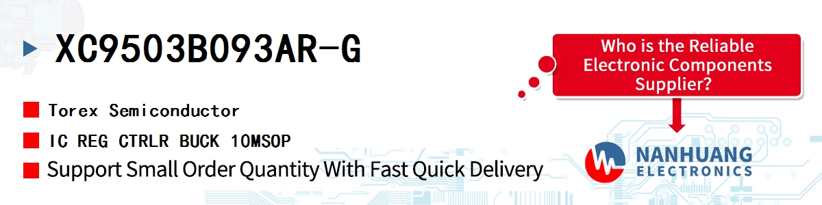 XC9503B093AR-G Torex IC REG CTRLR BUCK 10MSOP