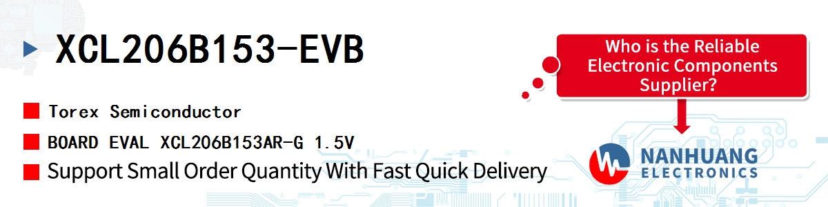 XCL206B153-EVB Torex BOARD EVAL XCL206B153AR-G 1.5V